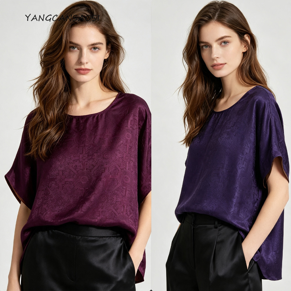 Silk Blouse - Plus Size Dames Casual Zomer Nieuw