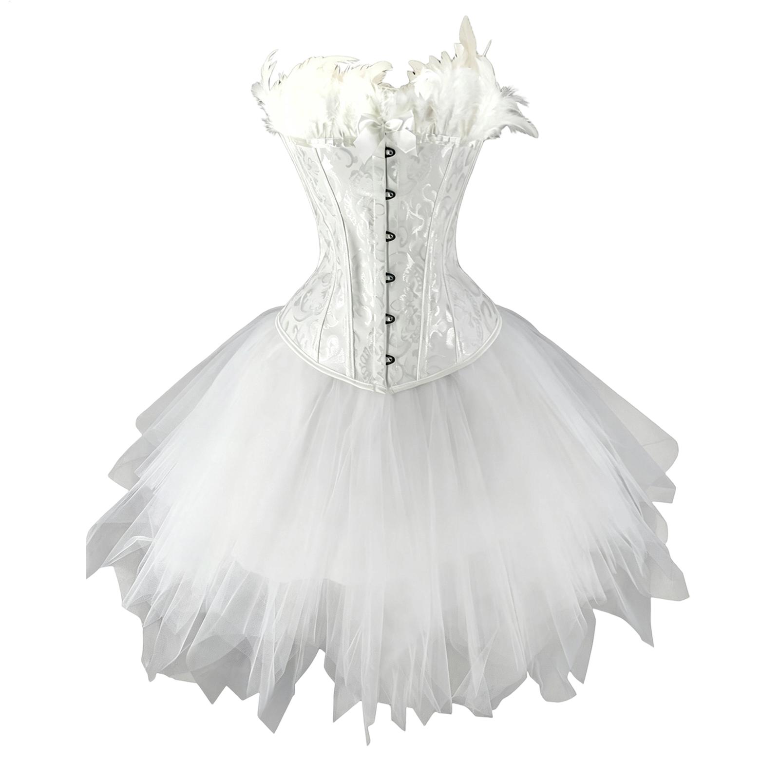 Formal Skirt - Witte Zwaan Outfit Zachte Rollenspel Tulle