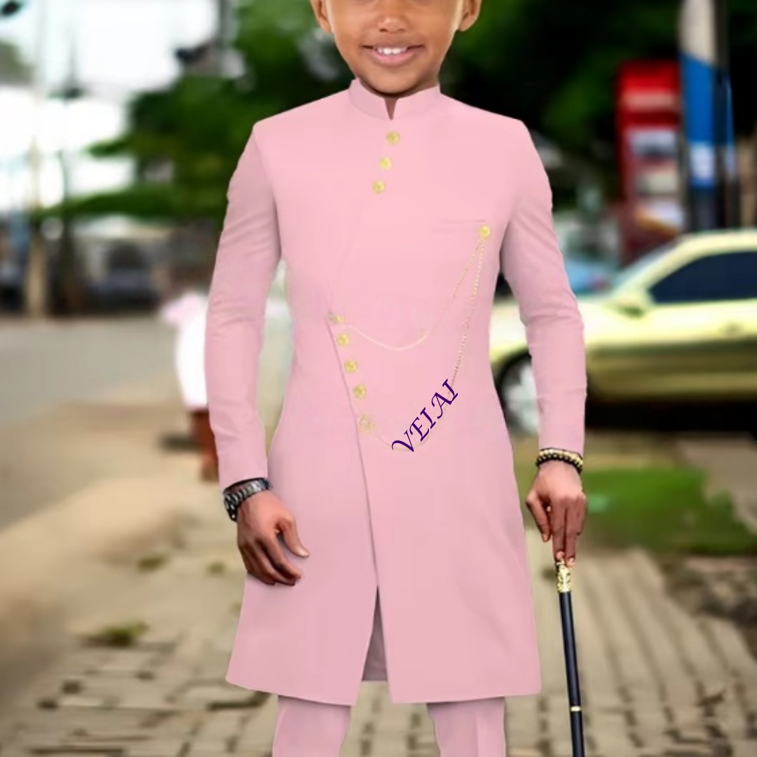 Formal Dress - Op maat gemaakt, Afrikaanse stijl, jongenspak,