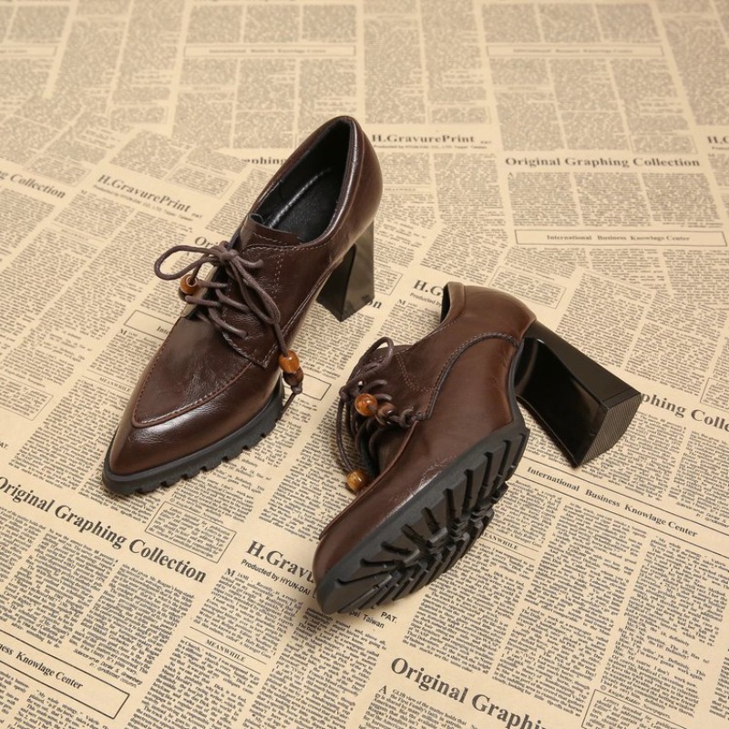 Pump Heel Block - Franse Deep Mouth Block Heel enkellaarsjes