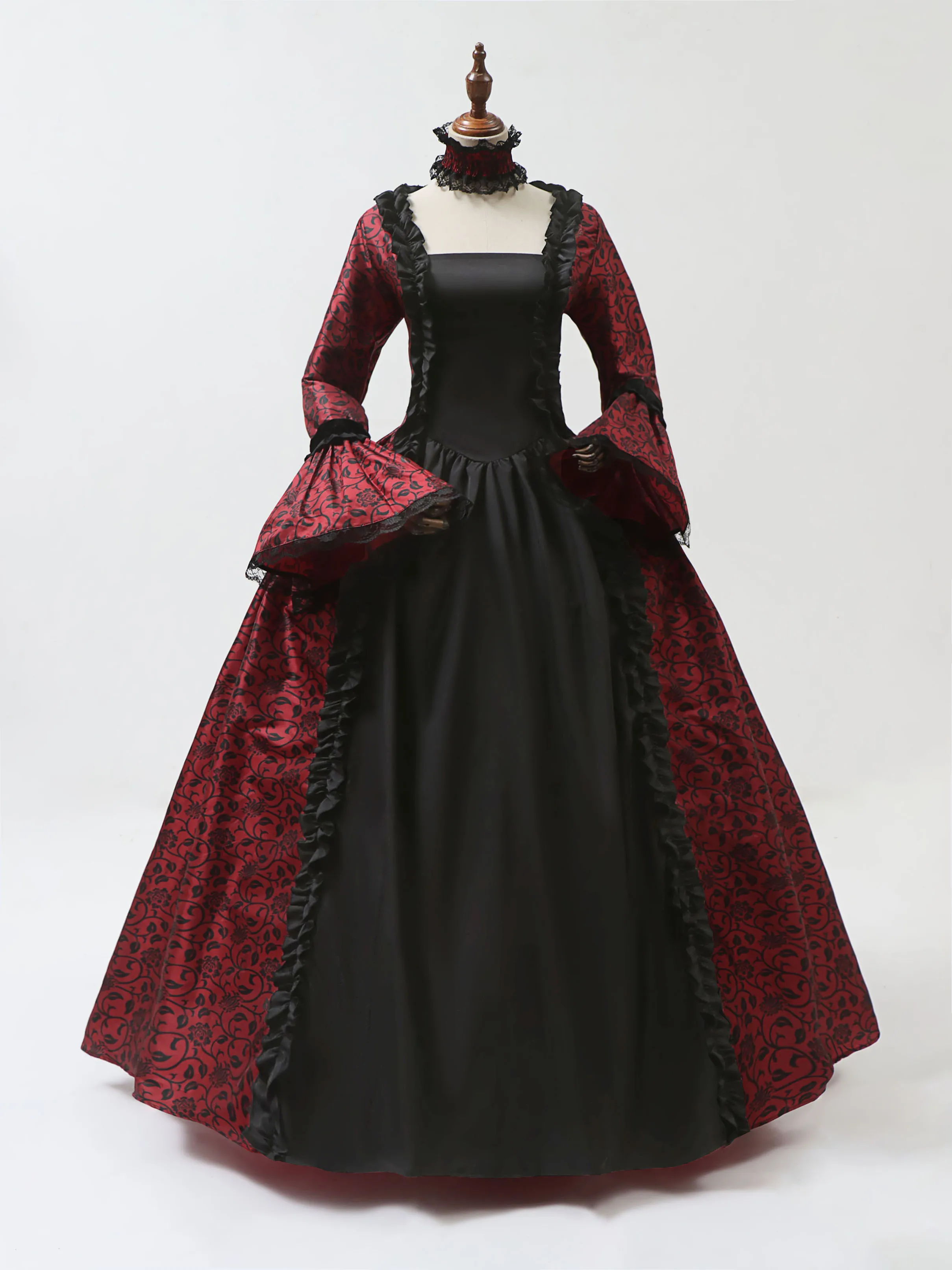 Evening Gown - Cosplay Marie Antoinette Jurk Middeleeuwse Flare