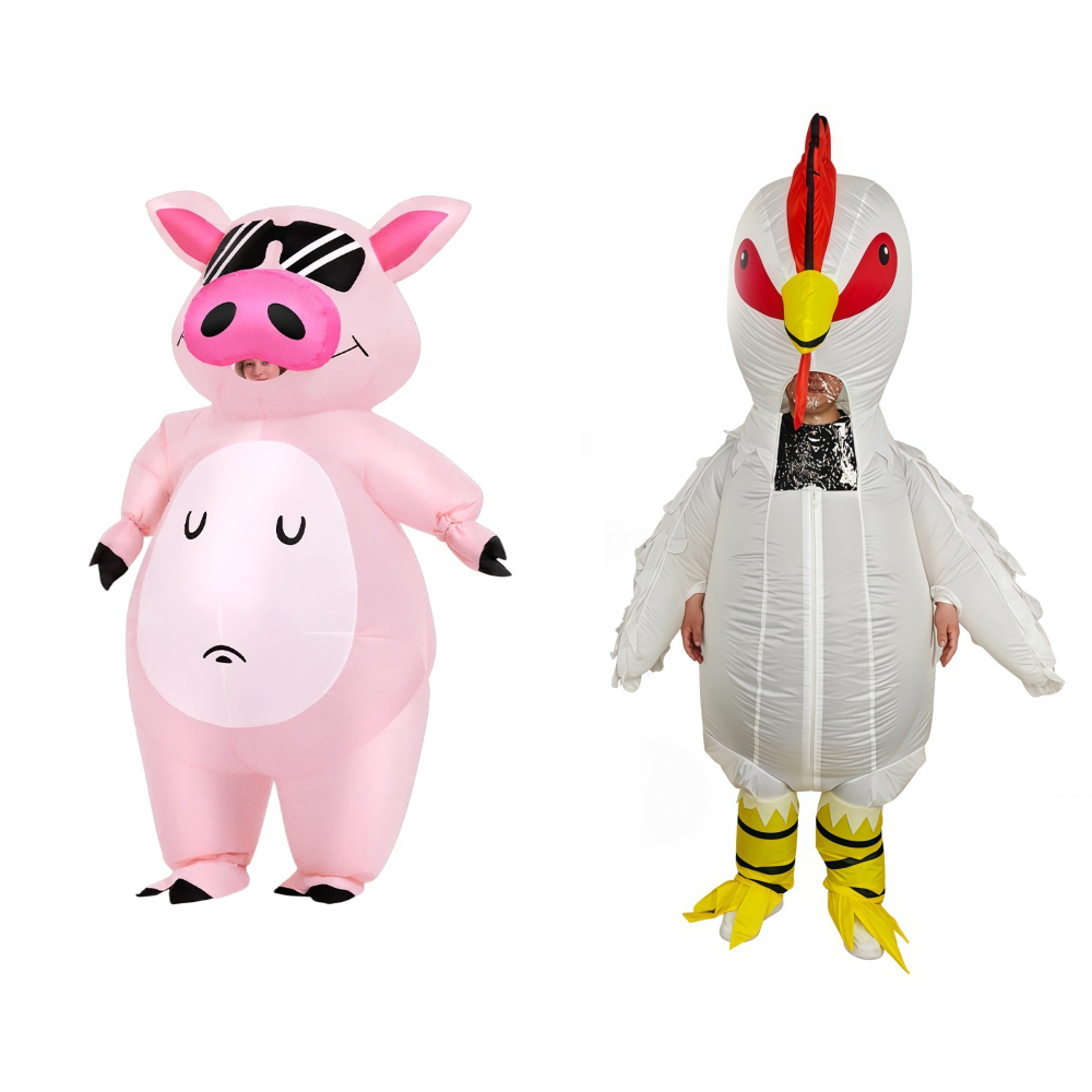 Cartoon Dier Biggetje Opblaasb - Womens Suit recensie en prijs