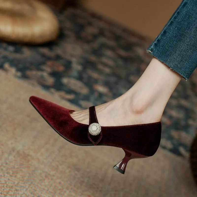 Wijnrode Mary Jane schoenen me - Womens Heels recensie en prijs