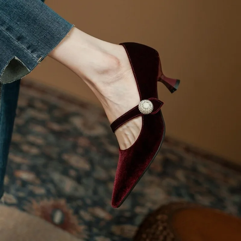 Wijnrode Mary Jane schoenen me - Womens Heels recensie en prijs