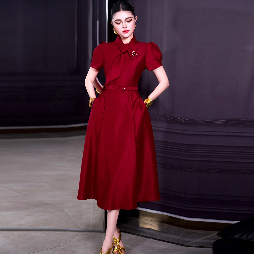 ZJYT Rode Damesjurk Trend 2026 - Women'S Red Formal Wear recensie en prijs
