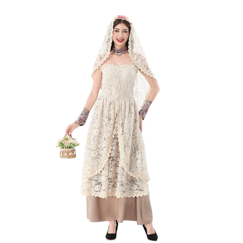 Vintage kanten maxi-jurk voor  - Lace Dress recensie en prijs