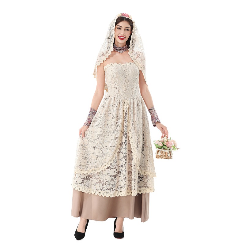 Vintage kanten maxi-jurk voor  - Lace Dress recensie en prijs