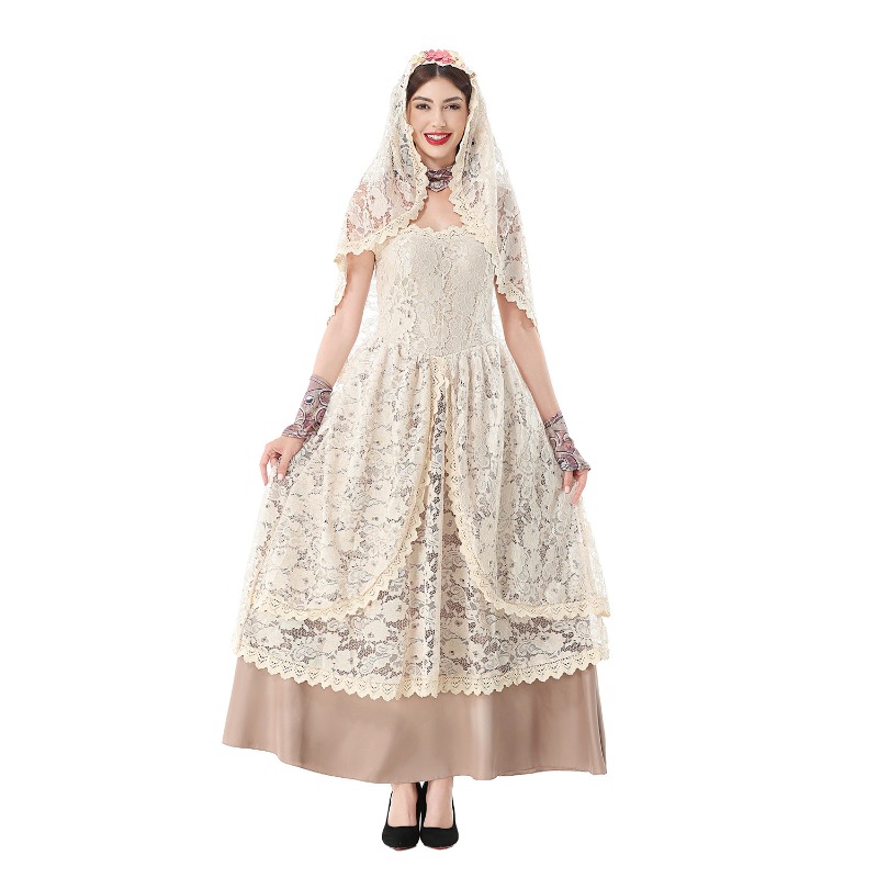 Vintage kanten maxi-jurk voor  - Lace Dress recensie en prijs