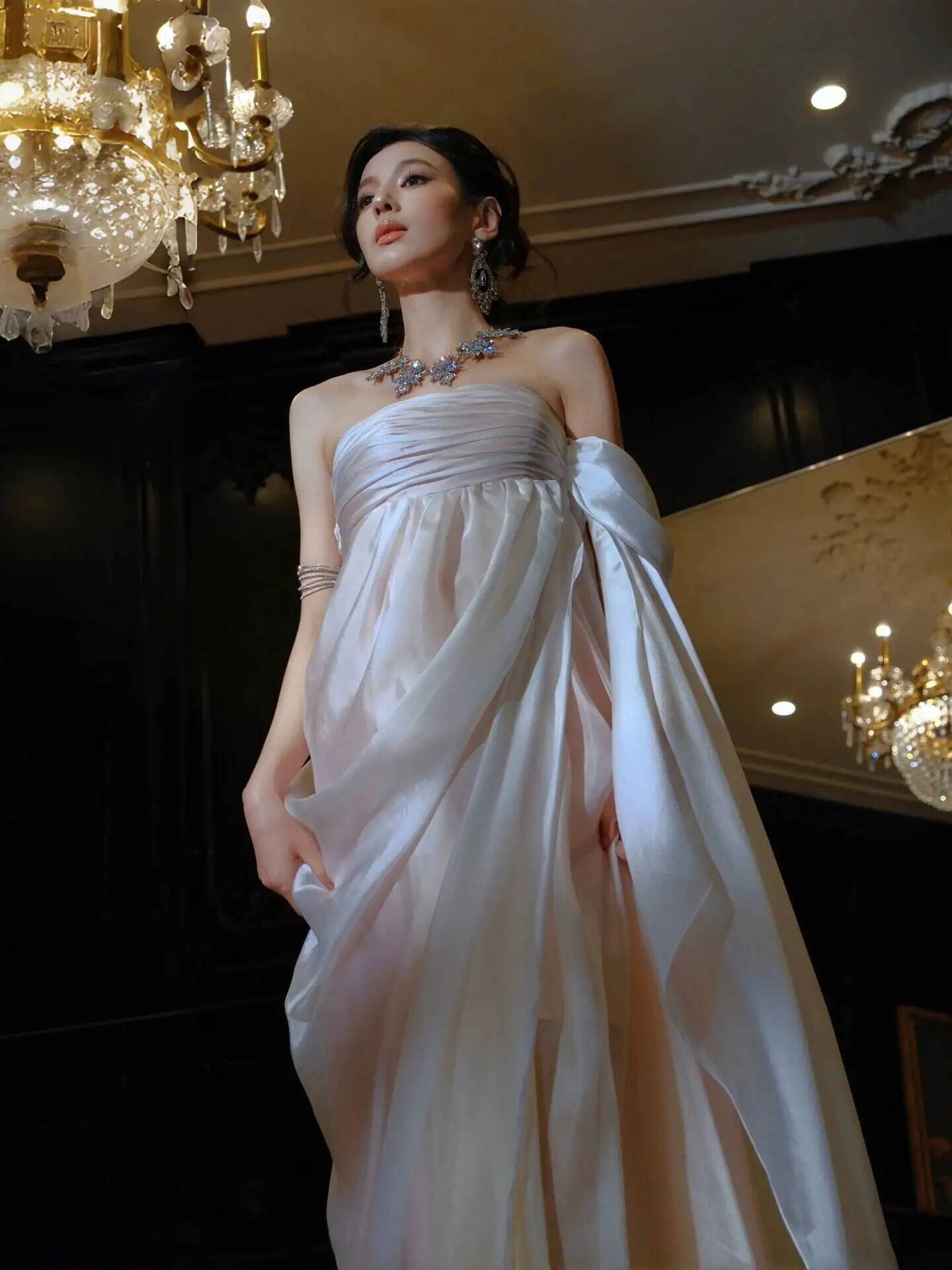 Strapless zwierige chiffon avo - Formal Dress recensie en prijs