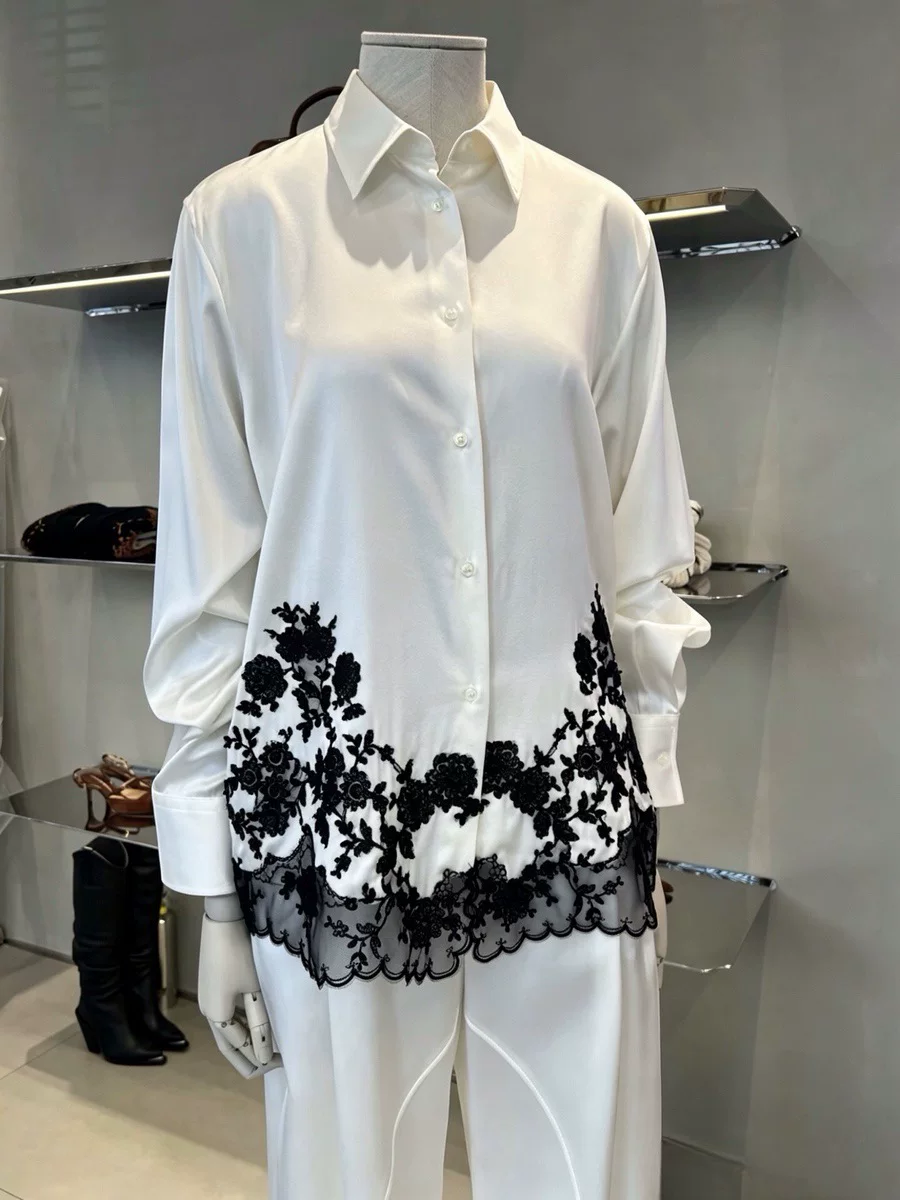 Hoogwaardige zijden satijnen b - Silk Blouse recensie en prijs