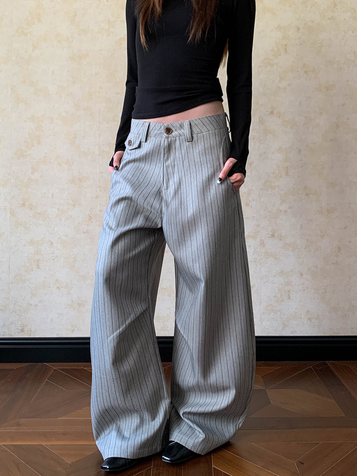 Amerikaanse streetstyle: wijde - Tailored Trouser Wide recensie en prijs
