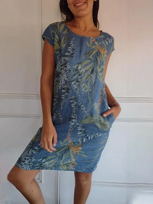 Dames zomerjurk van katoen en  - Midi Dress recensie en prijs